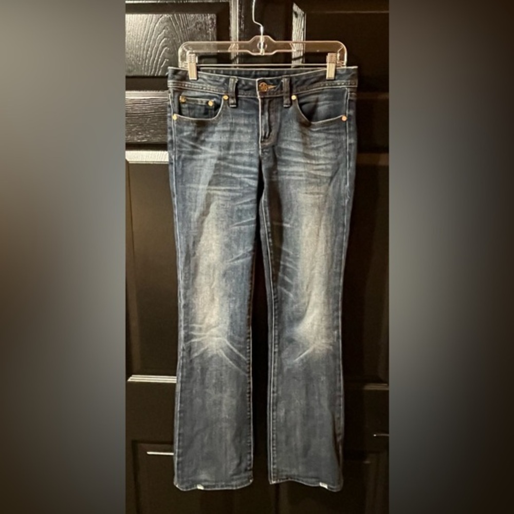Tory Burch Classic Tory Boot Cut Jeans